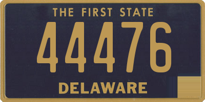 DE license plate 44476