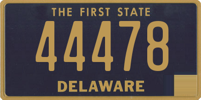 DE license plate 44478