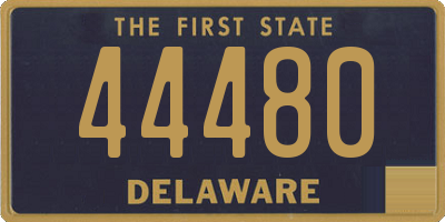 DE license plate 44480