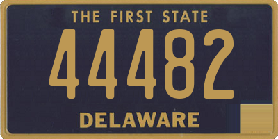 DE license plate 44482