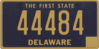 DE license plate 44484