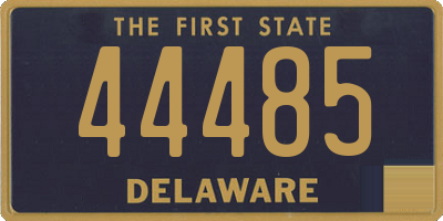 DE license plate 44485