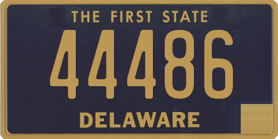 DE license plate 44486