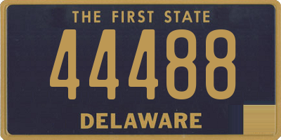 DE license plate 44488
