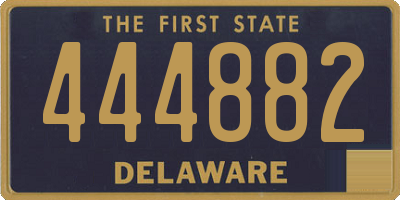 DE license plate 444882