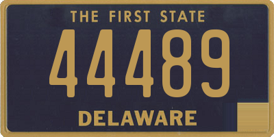 DE license plate 44489