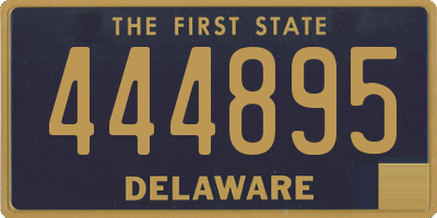 DE license plate 444895