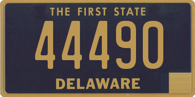 DE license plate 44490