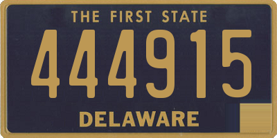 DE license plate 444915