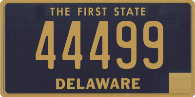 DE license plate 44499