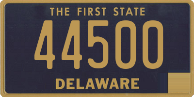 DE license plate 44500