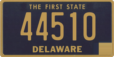 DE license plate 44510