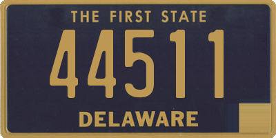 DE license plate 44511