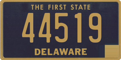 DE license plate 44519