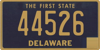 DE license plate 44526