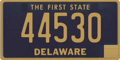 DE license plate 44530