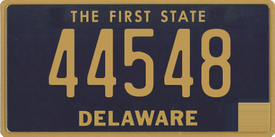 DE license plate 44548