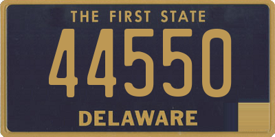 DE license plate 44550