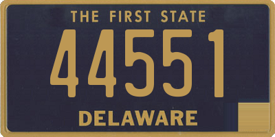 DE license plate 44551