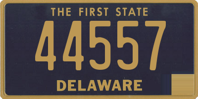 DE license plate 44557