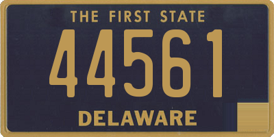DE license plate 44561