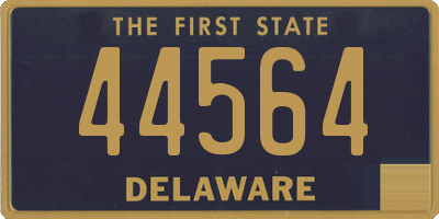 DE license plate 44564