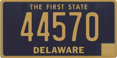 DE license plate 44570
