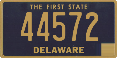 DE license plate 44572