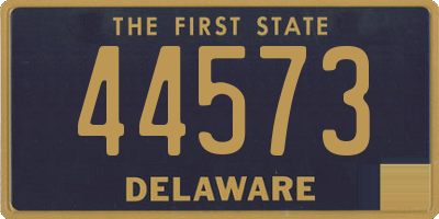 DE license plate 44573