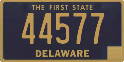 DE license plate 44577