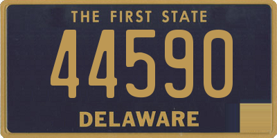 DE license plate 44590