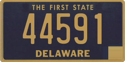 DE license plate 44591