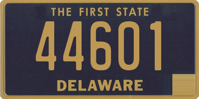 DE license plate 44601