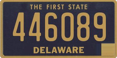 DE license plate 446089
