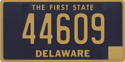 DE license plate 44609