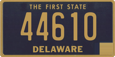 DE license plate 44610