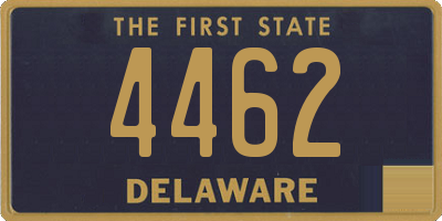 DE license plate 4462