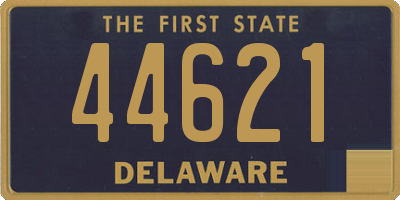 DE license plate 44621