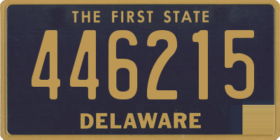 DE license plate 446215
