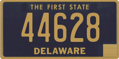 DE license plate 44628