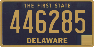 DE license plate 446285