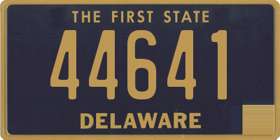 DE license plate 44641