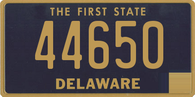 DE license plate 44650