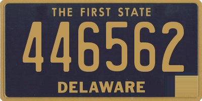 DE license plate 446562