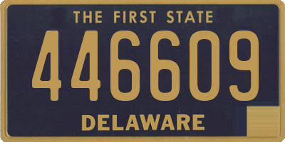 DE license plate 446609
