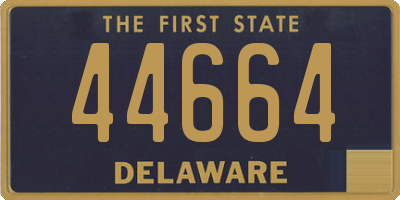 DE license plate 44664