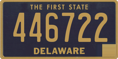 DE license plate 446722
