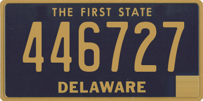 DE license plate 446727