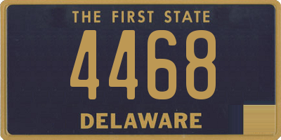 DE license plate 4468