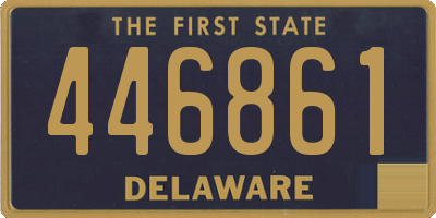 DE license plate 446861